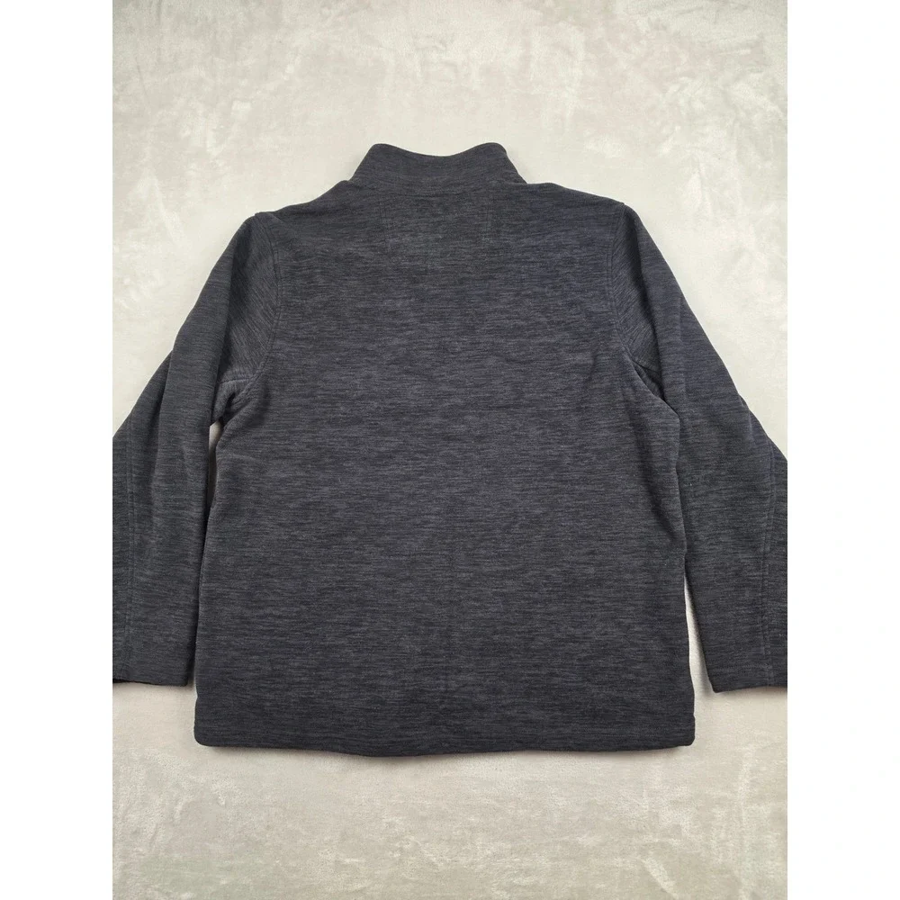 Tommy Bahama 1/4 Zip Pullover Mens XL Gray Fleece Pocket Mock Neck
